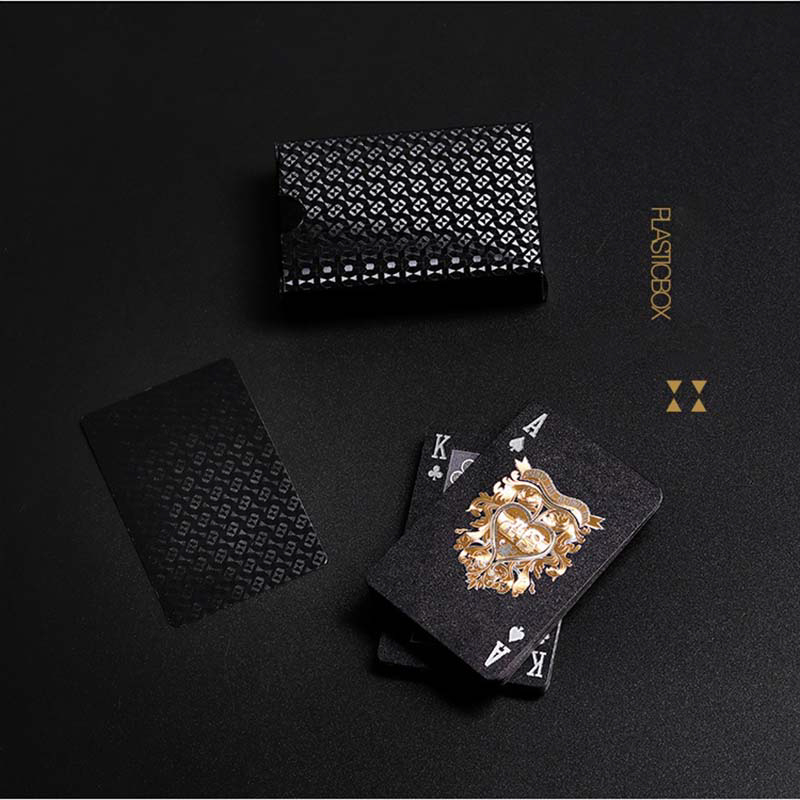 Gold Foil Poker Prime Kartu Remi Anti Air Poker Premium Kartu Remi Pvc