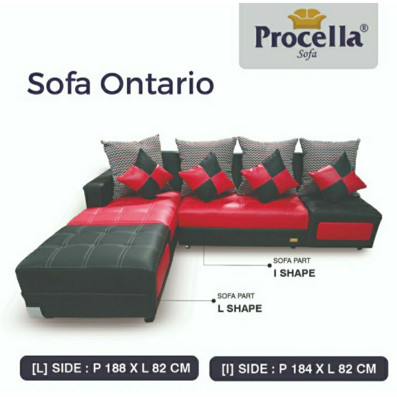 Sofa L Procella Ontario