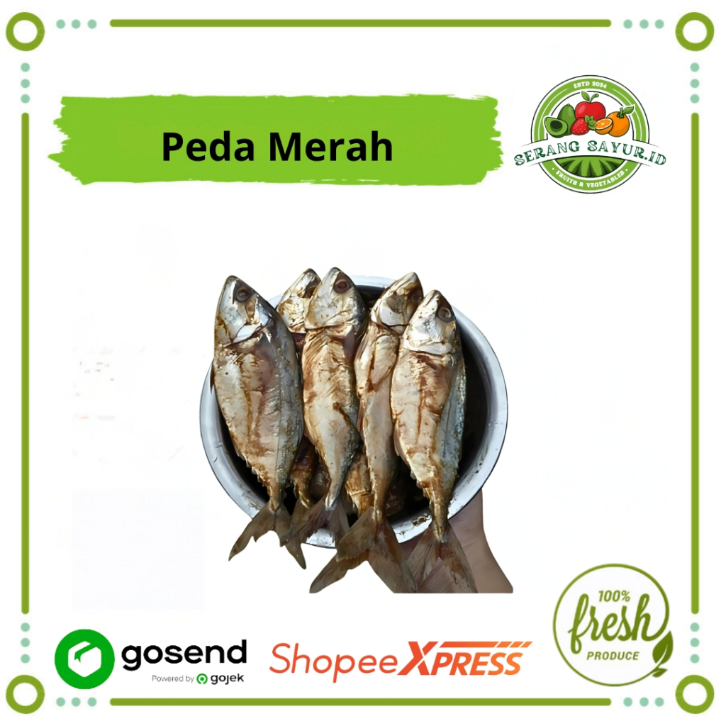 

[INSTAN SERANG] IKAN ASIN PEDA MERAH 100 GR - 250 GR