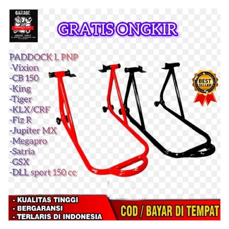 standar Paddock motor sport motor bebek Paddock ninja Vixion CBR Tiger fiz r Paddock pipa