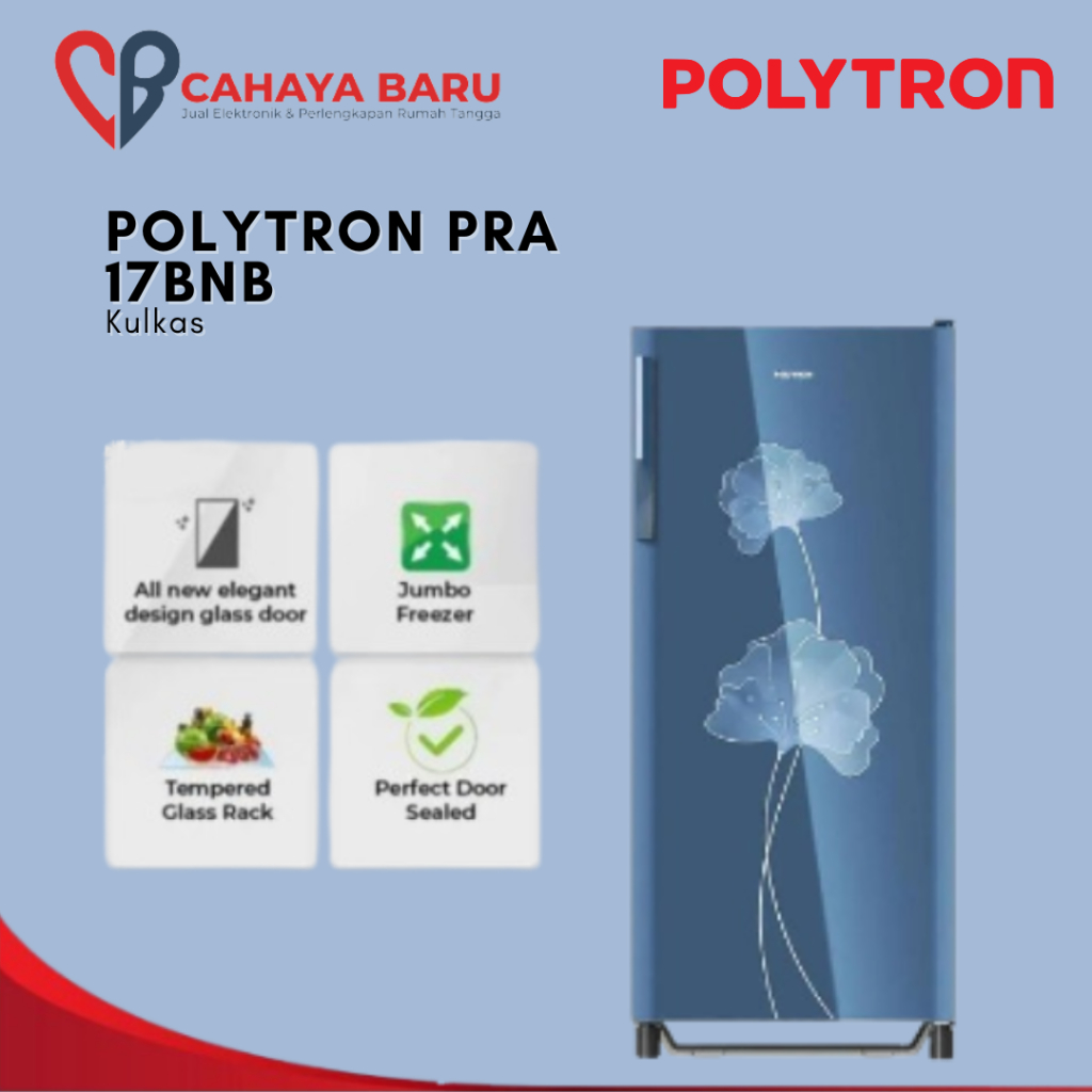 Polytron PRA 17BNB Kulkas 1 Pintu