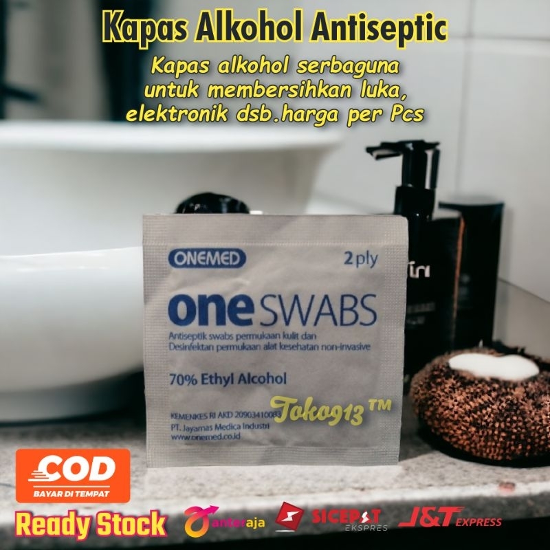 kapas antiseptik / kapas alkohol serbaguna / kapas alkohol pembersih