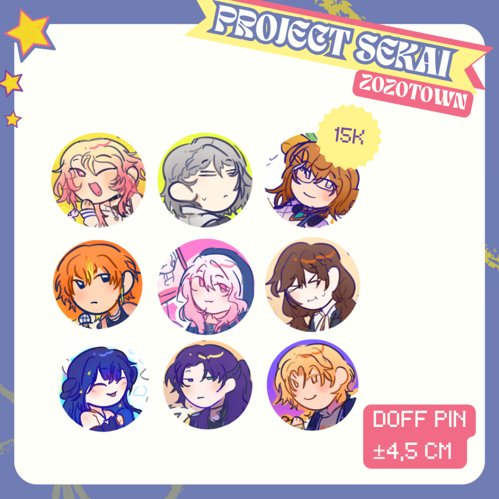 Project Sekai Zozotown Pin || Fanmerch