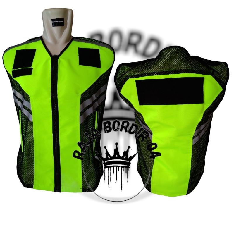 Rompi Polosan Bahan Taslan | Rompi Proyek/Parkir