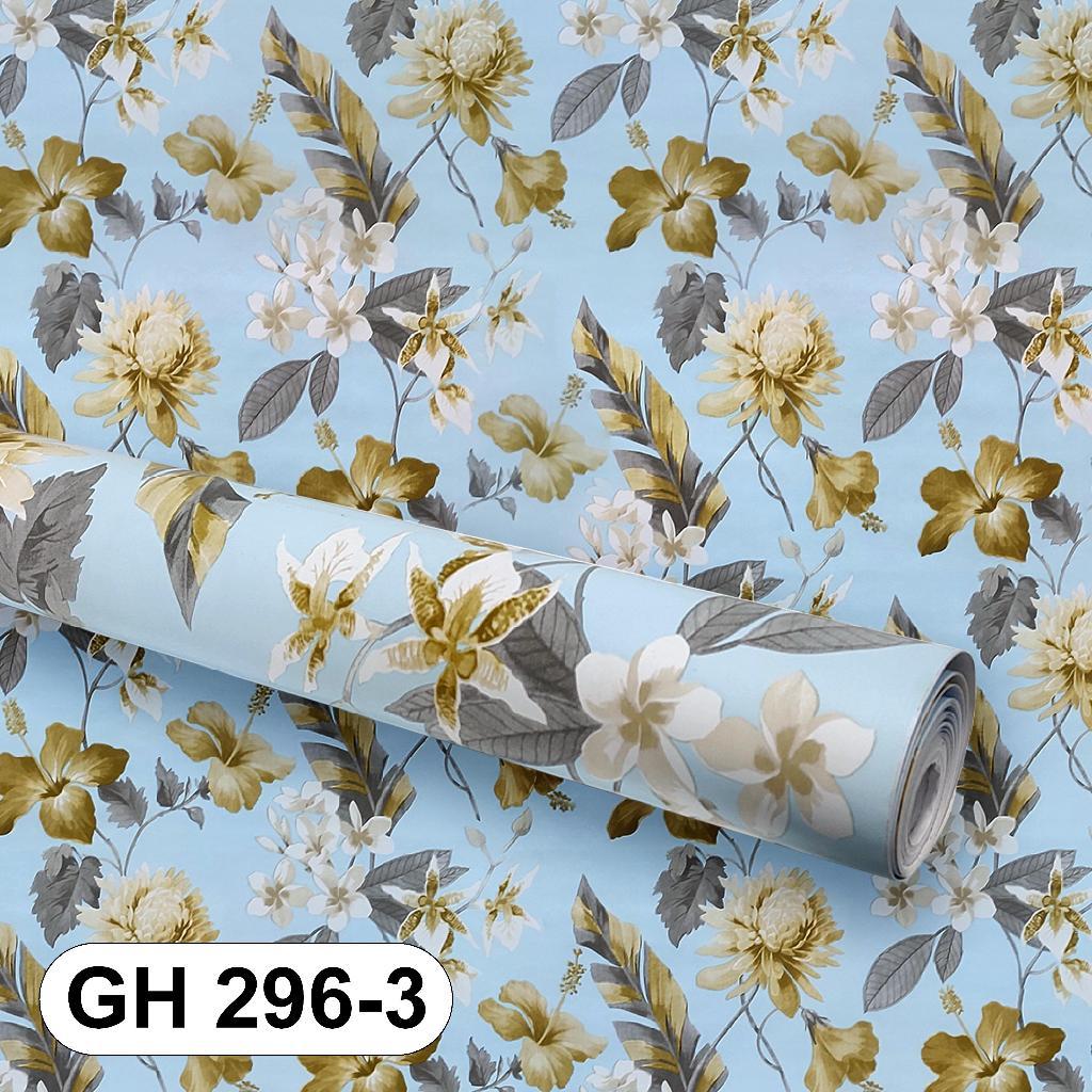 WallstickerBungaBiru/Wallpaper Sticker/Wallsticker/Wallpaper Dinding/Sticker Dinding/Wallpaper 3D/St