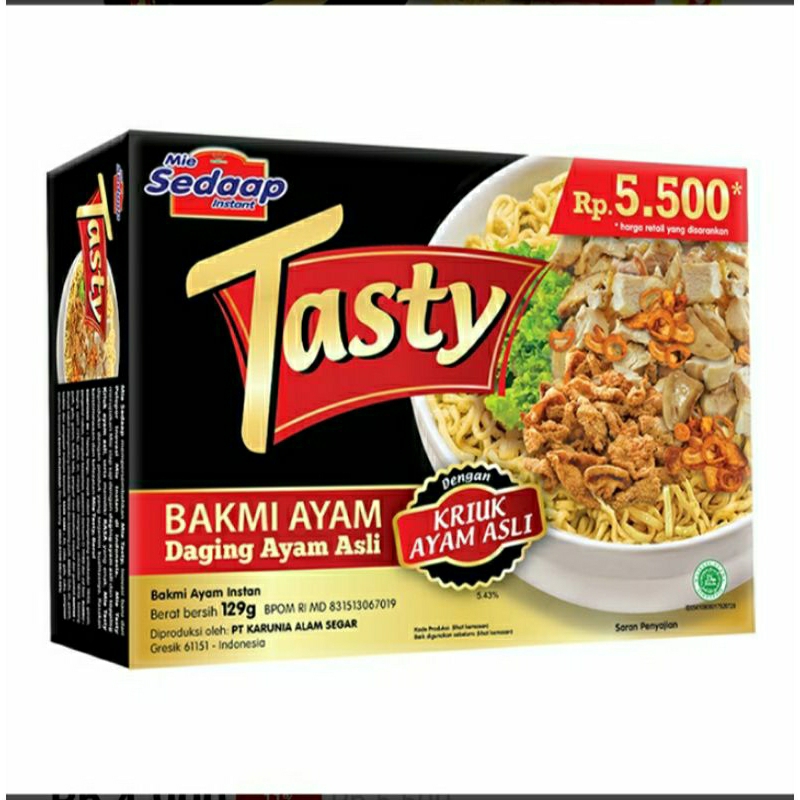 

Sedaap Tasty Mi Instan Bakmi Ayam 129 g