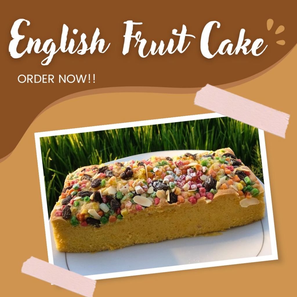 

ENGLISH FRUIT CAKE/ROTI BOLU BUAH/