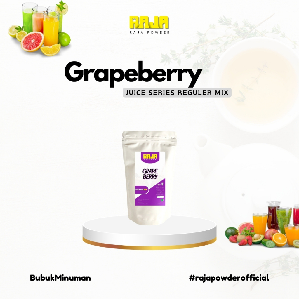 

Bubuk Jus Buah Grapeberry Bubuk Minuman Grapeberry Juice Powder 250 gram