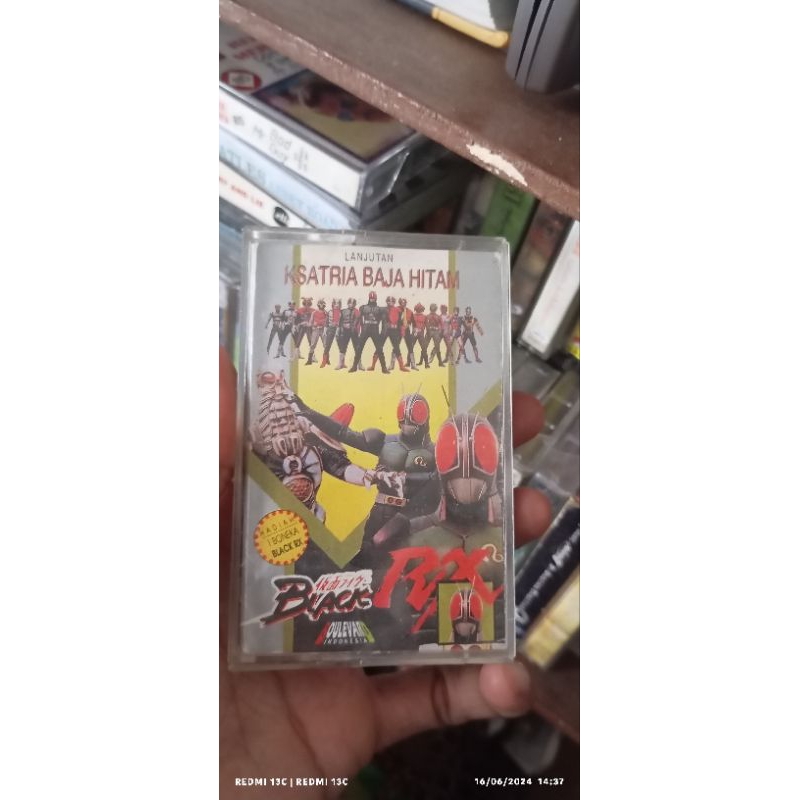 jual kaset pita ksatria baja hitam normal fungsi