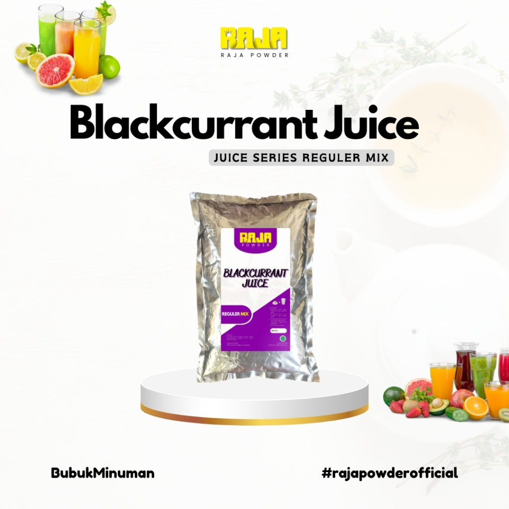 

Bubuk Jus Buah Blackcurrant Bubuk Minuman Blackcurrant Juice Powder 1000 gram