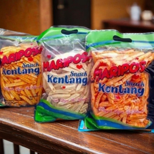 

Snack Kentang Mariposa 250gr Rasa Asli yang Menggugah Selera