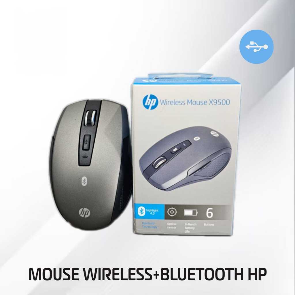 Mouse Bluetooth HP X9500/Mouse HP/Mouse Wireless