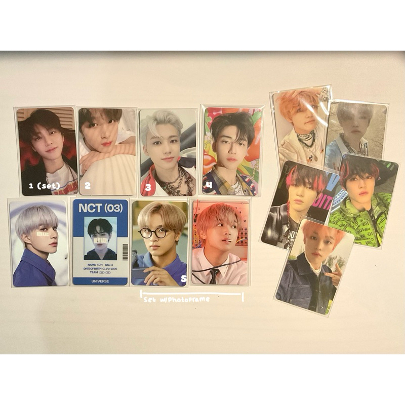 aab pc photocard official nct dream 127 jaemin kipast kihno past sgs hot sauce id card universe bobo