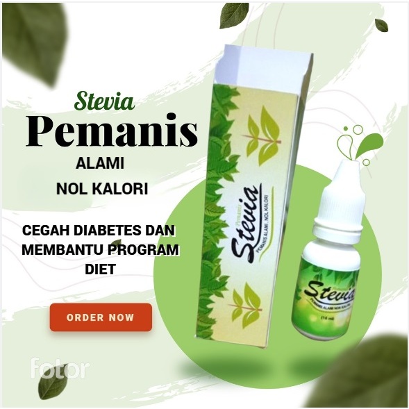 

PEMANIS STEVIA CEGAH KANKER & CEGAH KOLESTEROL & CEGAH DIABETES & CEGAH TEKANAN DARAH TINGGI | ISI 15 ML | GRATIS EMAS ASLI