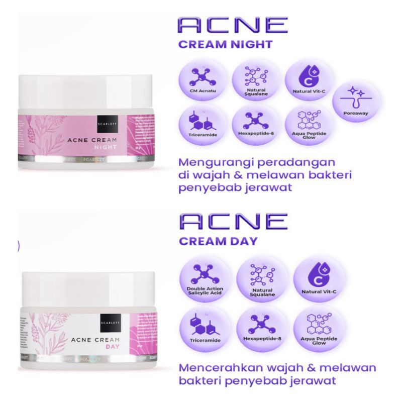 Scarlett Whitening Acne Cream