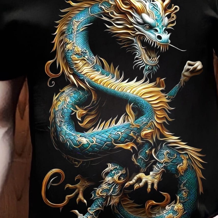 KF7 KAOS DISTRO PRIA NAGA RAIJIN