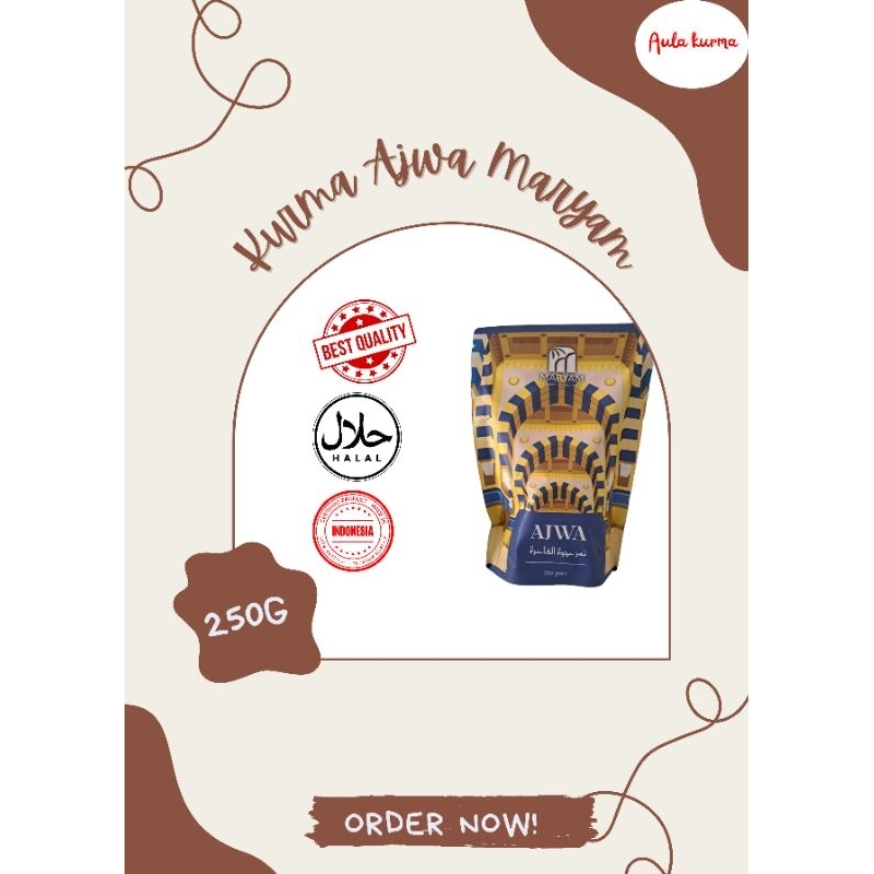 

kurma ajwa maryam pouch 250g