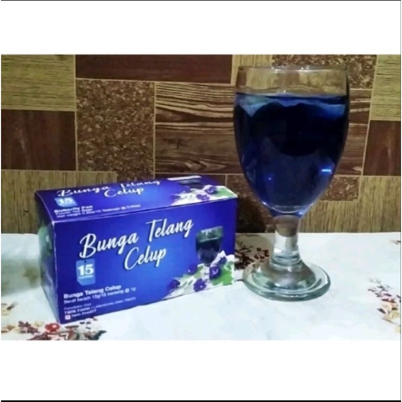 

Teh Celup Bunga Telang Kering..