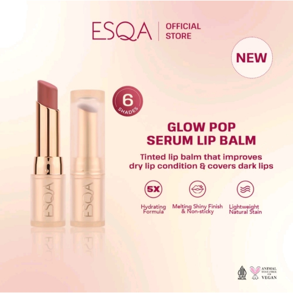 ❤ MEMEY ❤ ESQA Glow Pop Serum Lip Balm