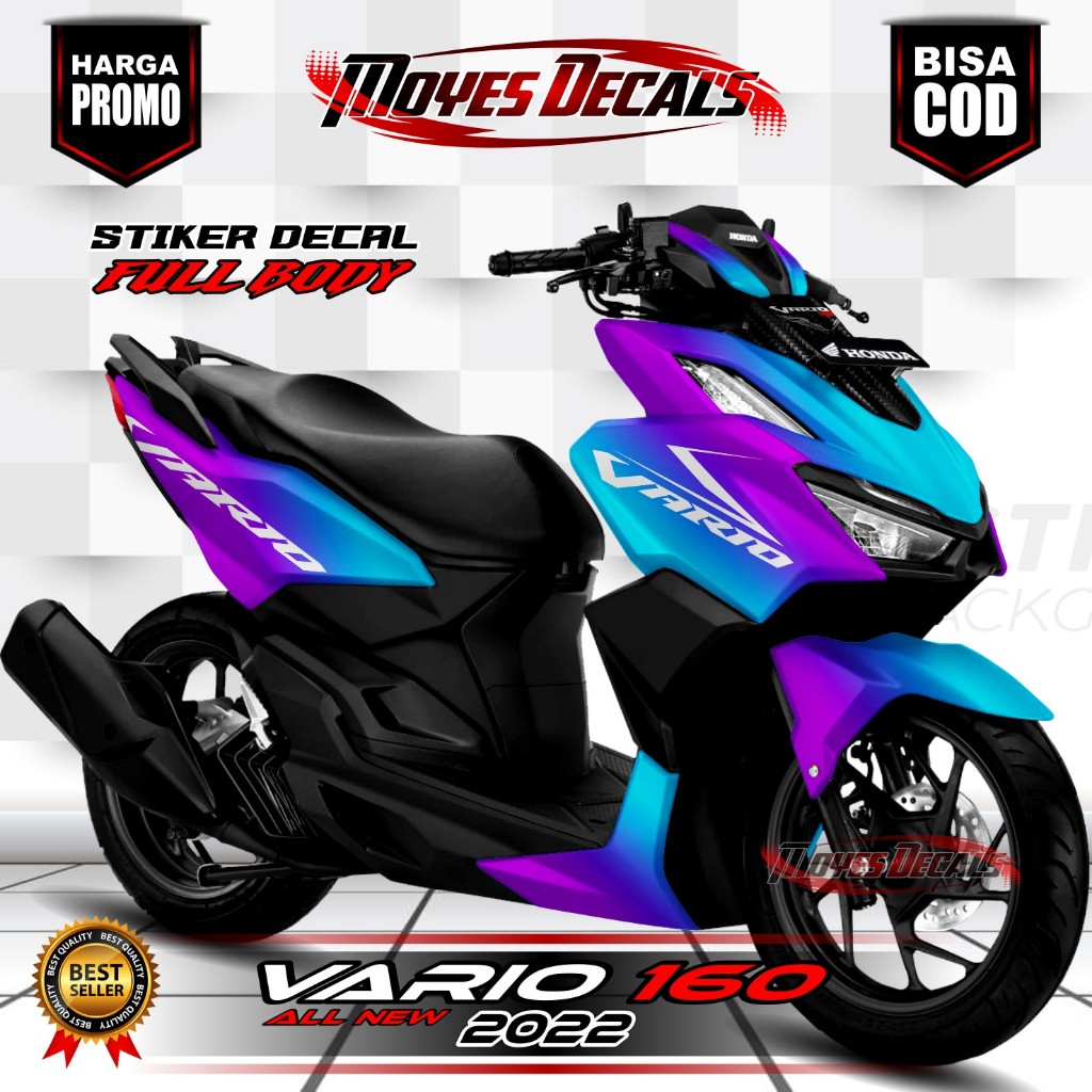 Decal Motor Vario 160 - Stiker Motor Vario 160 Fullbody Premium - Variasi Motor Honda Vario 160 2022