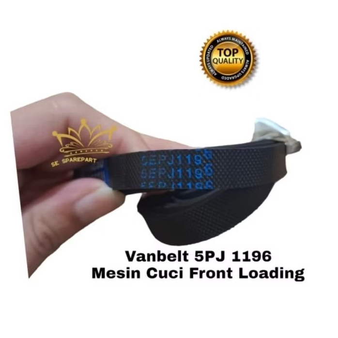 Fanbelt Mesin Cuci Electrolux 5PJE 1196 Front Loading | EWF 10741 878 Royal Series 5PJE1196 5 PJE PJ