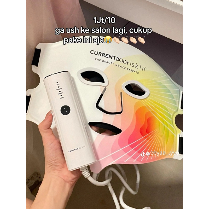 PO 14 DAYS CURRENTBODY SKIN LED 4 IN 1 ZONE FACIAL MAPPING MASK