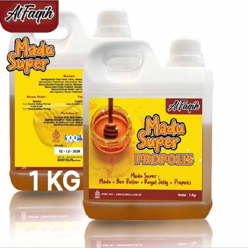 

1Kg Madu Super plus Propolis Royal Jelly dan Bee Pollen