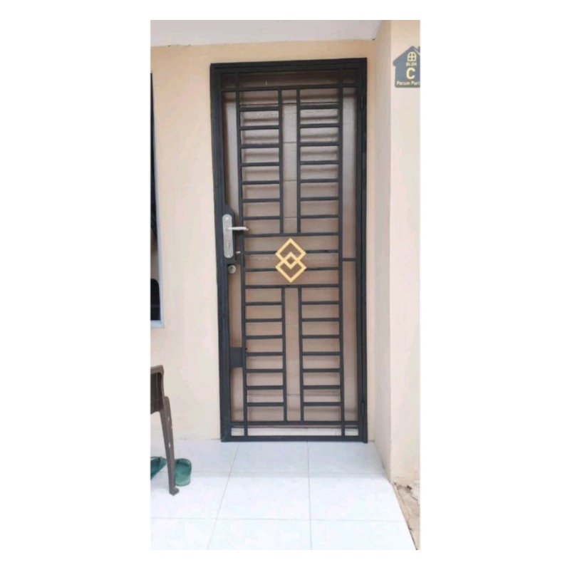 PINTU BESI TERALI PINTU BESI KAWAT NYAMUK