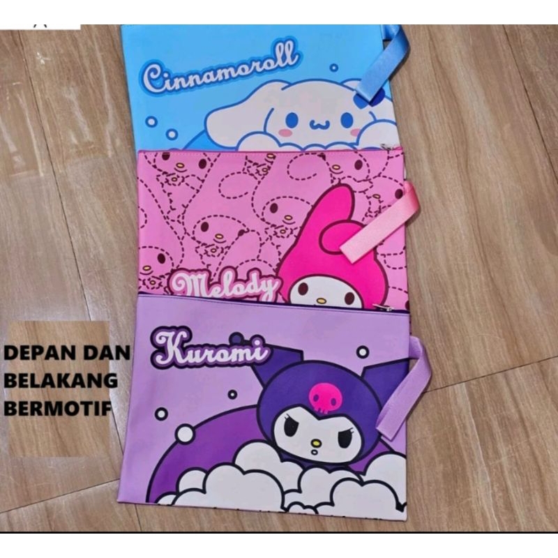 

tas folder A4 sanrio,map folder pelindung dokumen A4 sanrio,map sanrio A4,tas dokumen file resleting sanrio,tas dokumen file sanrio,tas folder sanrio