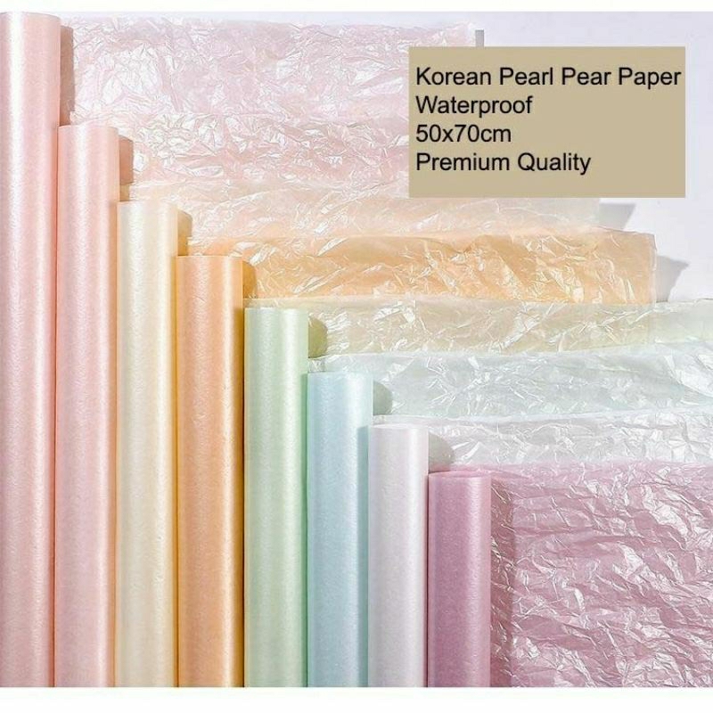 

Pearl paper kertas buket