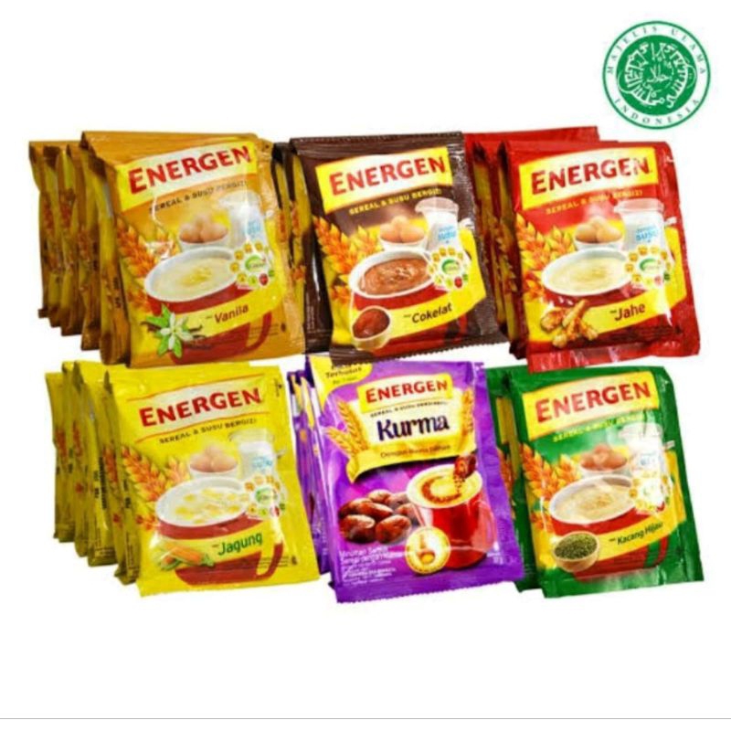 

ENERGEN Susu Sereal Aneka Rasa 10 Sachet @34gr