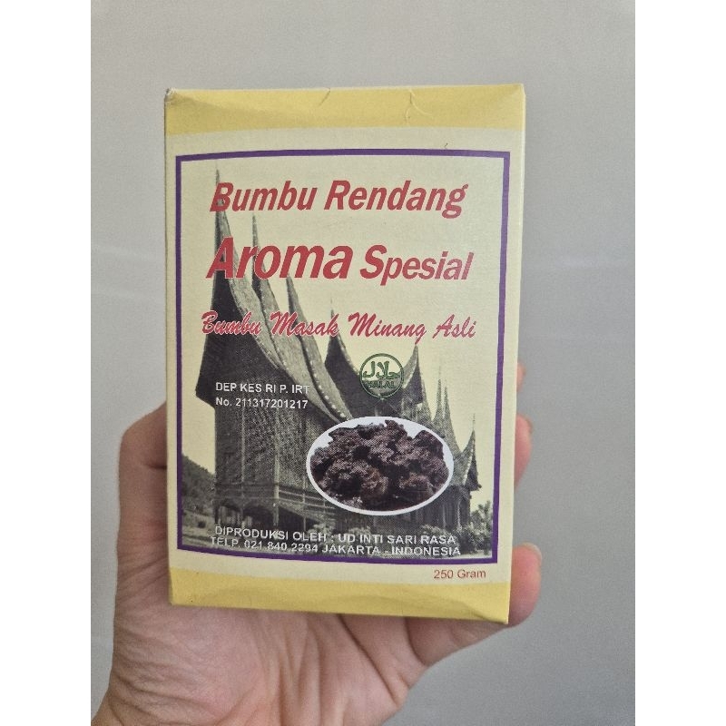 

Bumbu Rendang Aroma Spesial Minang Asli 250 gram