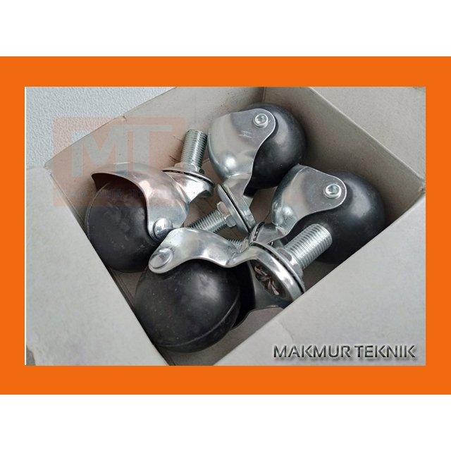 Roda Caster Bulat TG-50 Roda Troli 2 inch Hidup