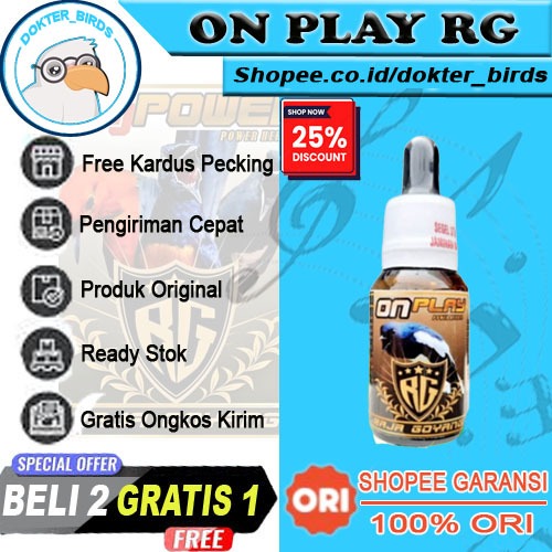 ON PLAY RG Vitamin Kacer Cepat Gacor, Ngobra, Bongkar Isian