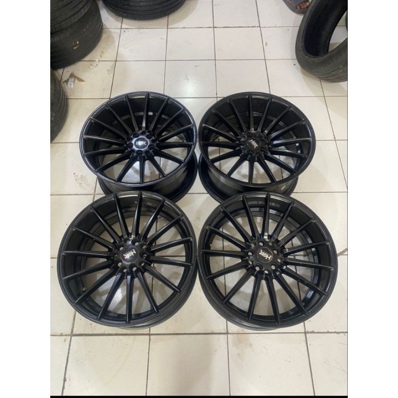 velg mobil bekas TSUKUBA HSR ring 18 pcd 5x100/114,3 lebar 8/9 et 45