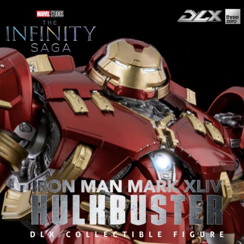 THREEZERO 1/12 action figure DLX Marvel Ironman Hulkbuster mark 44 & Ironman Mark 43