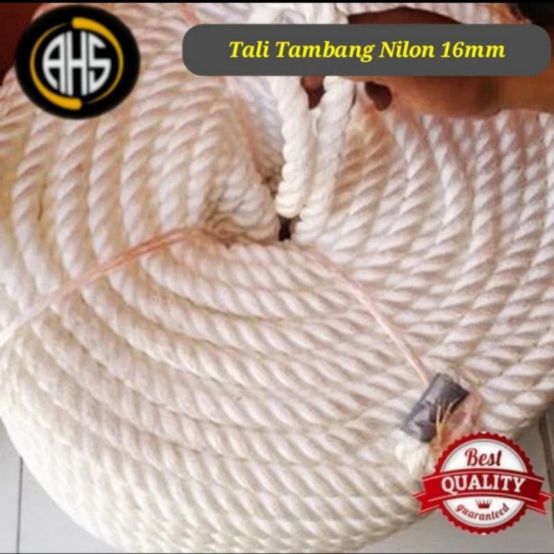 Tali Tambang Nilon Plastik 16mm 14mm Tali Dadung Ikat Barang Tarik Tambang Untuk Konturksi  Industri
