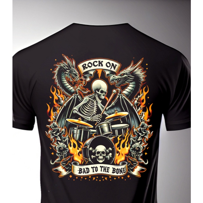 kaos metal / kaos band metal / kaos pria