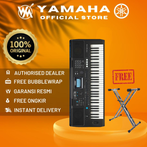 Yamaha Keyboard PSR E473 / PSRE473 / PSR-473 + Adaptor & Stand Book + STAND KEYBOARD