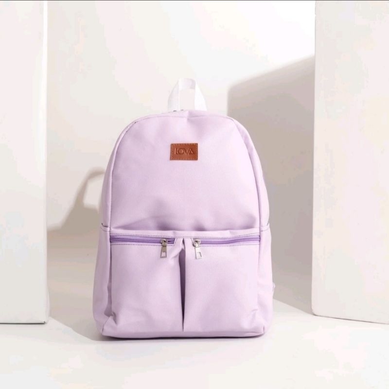 [PRELOVED] Tas Backpack Sekolah Lilac Lovaid