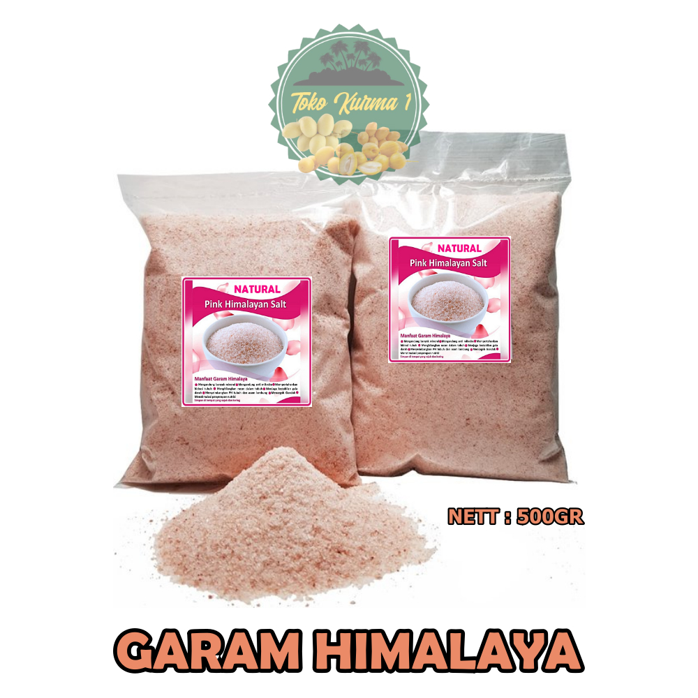 

Garam himalaya pink/himalaya salt pink 500gr