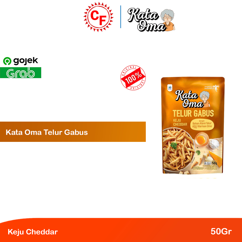 

Kata Oma Telur Gabus 50g - Snack Cemilan Sehat Alami