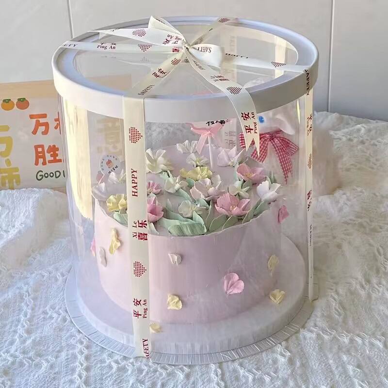 

ANEKA FLORIST - KOTAK KUE MIKA TRANSPARAN BULAT - KOTAK KUE MIKA - KOTAK KUE BULAT - KOTAK MAHAR BULAT - AF002