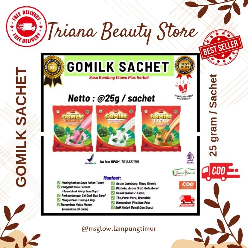 

GOMILK SACHET SUSU KAMBING ETAWA 25 Gram