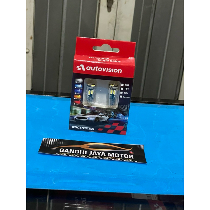 BOHLAM LED T10 AUTOVISION WARNA PUTIH