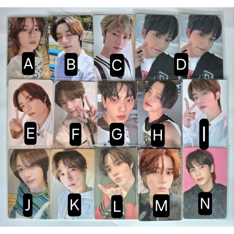 photocard txt yeonjun soobin beomgyu taehyun