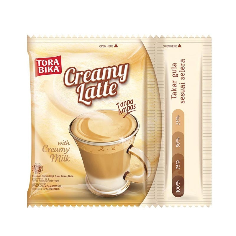 

KOPI INSTANT TORABIKA CREAMY LATTE RCG 10x25g