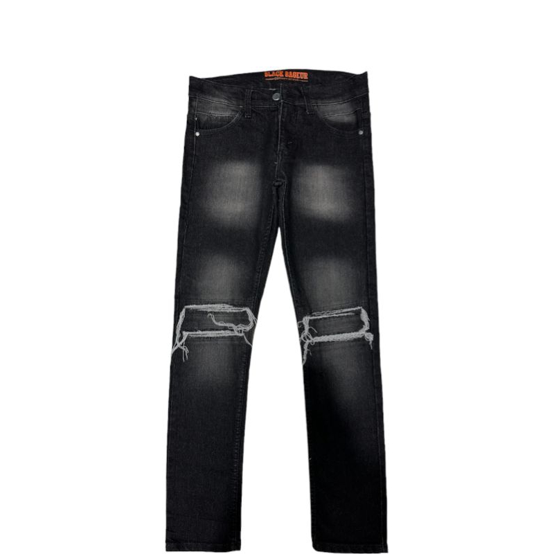 celana sobek sobek panjang pria terbaru BLACK BAGEUR