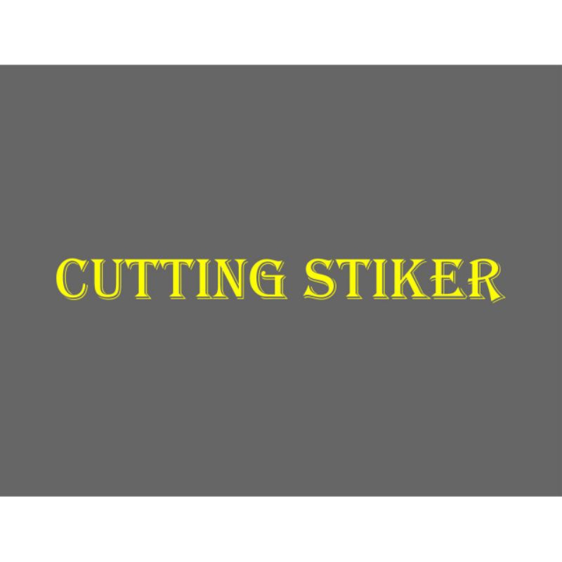 

Cutting Stiker Custom Suka-Suka