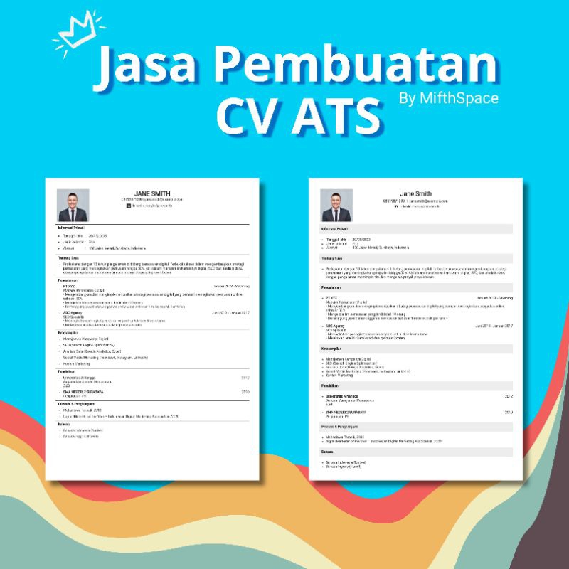 Jasa Pembuatan CV ATS Friendly